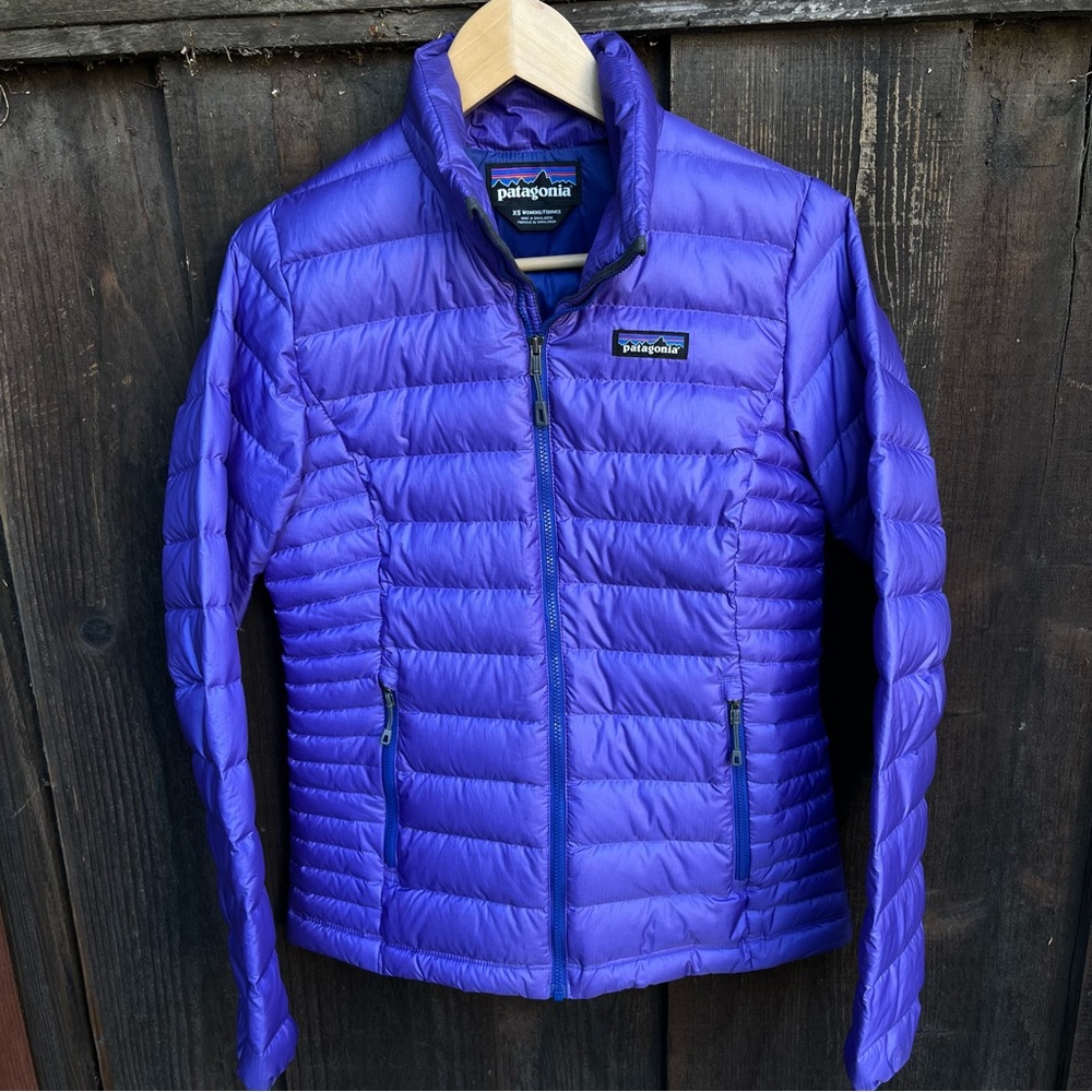 Patagonia Women’s Goose Down Puffer Jacket Purple